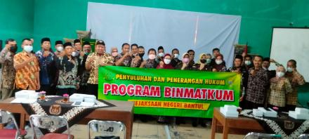 Penyuluhan dan Penerangan Hukum bagi Pamong