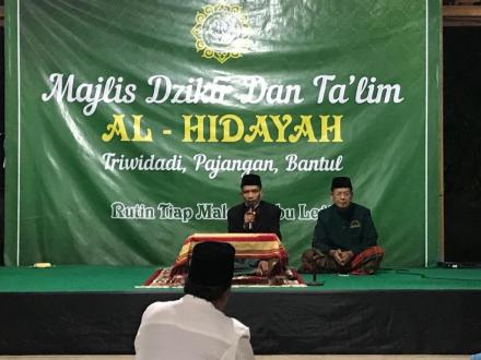 Pengajian Ruti Majelis Dzikir Al Hidayah Triwidadi