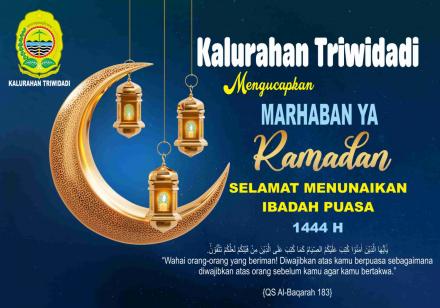 Selamat Menunaikan Ibadah Puasa Ramadhan 1444 H/2023 M