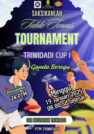 Turnamen Tenis Meja Triwidadi Cup 1