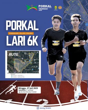 PORKAL Triwidadi Cabor Lari Maraton 6K
