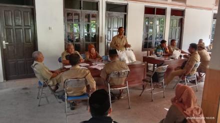 Kasi Jagabaya Kalurahan Triwidadi Melaksanakan Kegiatan Koordinasi Bersama Dukuh se-Triwidadi