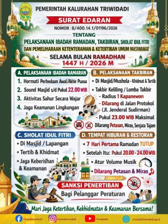 Bersama Menjaga Ketertiban dan Kekhusyukan Ramadan 1447 H