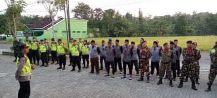 Apel Pengamanan Pengajian Ustazah Mumpuni di Kalurahan Triwidadi Berjalan Lancar dan Kondusif