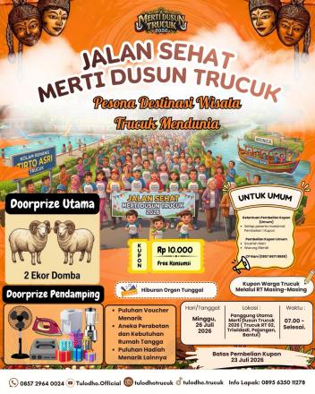 Jalan Sehat Merti Dusun Trucuk 2026 Siap Meriahkan Kebersamaan Warga