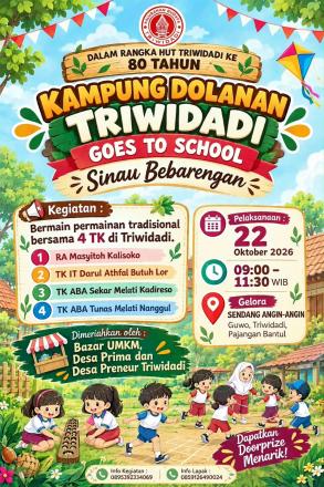 Kampung Dolanan Triwidadi Goes to School, Ajak Anak Lestarikan Permainan Tradisional