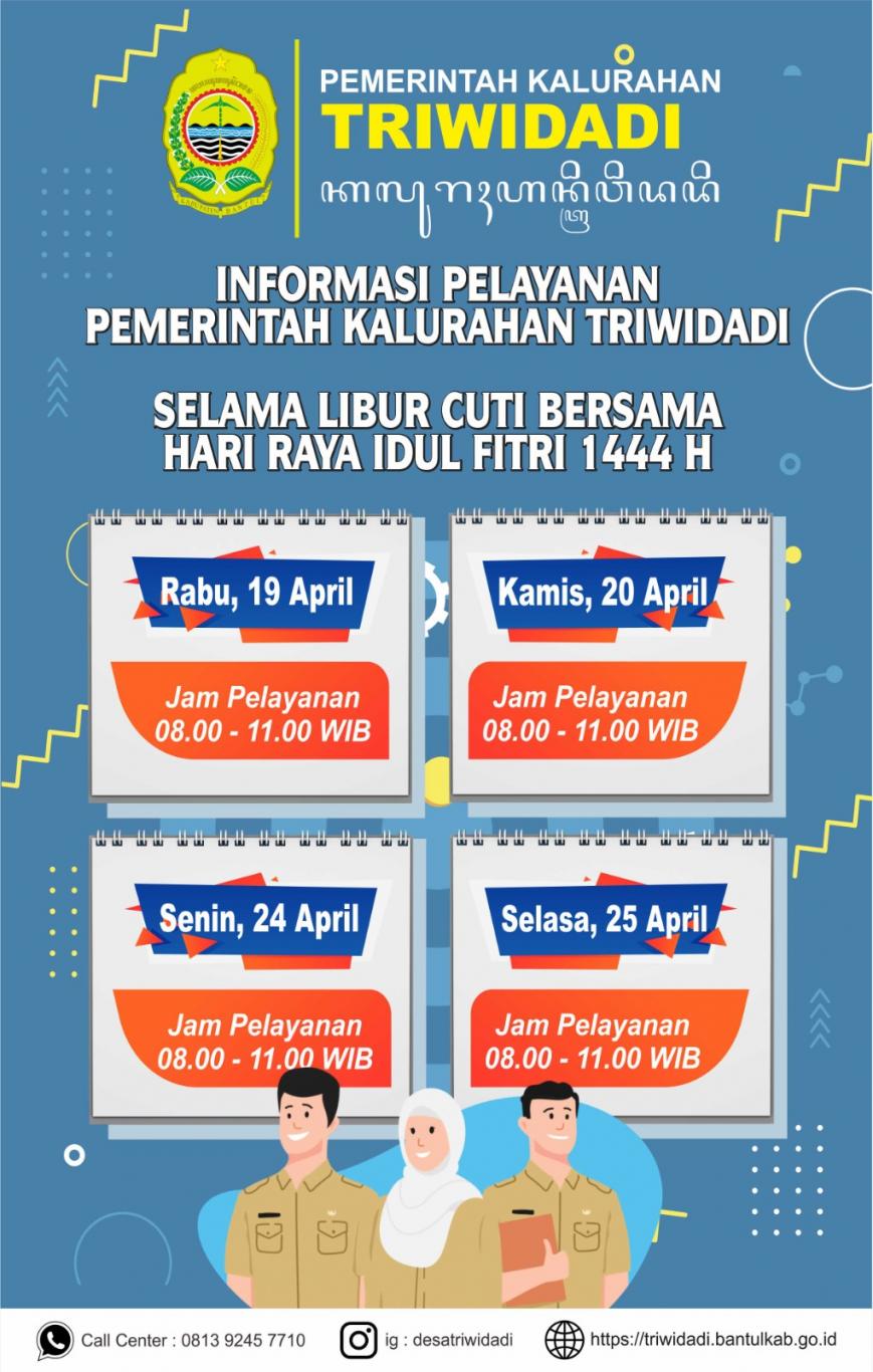 JADWAL PELAYANAN LIBUR CUTI BERSAMA IDUL FITRI 1444 H - Website ...